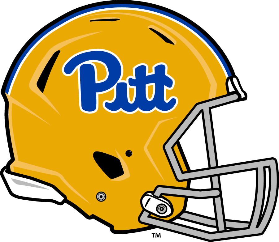 Pittsburgh Panthers 2016-2018 Helmet diy DTF decal sticker